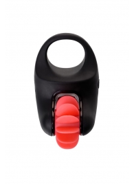Чёрно-красное эрекционное виброкольцо Erotist - Erotist Adult Toys - в Грозном купить с доставкой