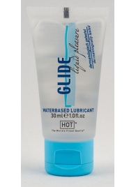 Интимная смазка на водной основе Glide - 30 мл. - HOT - купить с доставкой в Грозном