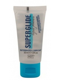 Гель-смазка на водной основе для чувствительной кожи Superglide - 30 мл. - HOT - купить с доставкой в Грозном