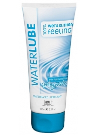 Лубрикант на основе чистой родниковой воды WaterLube - 100 мл. - HOT - купить с доставкой в Грозном