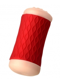 Двухсторонний мастурбатор JOS  NADIN в красном цилиндре - JOS - в Грозном купить с доставкой