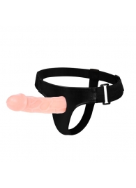 Телесный фаллоимитатор на трусиках Jessica Strap-On - 15,5 см. - Baile - купить с доставкой в Грозном