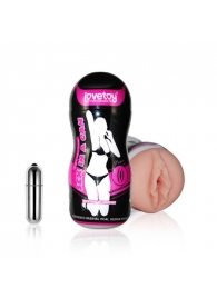 Мастурбатор-вагина Sex In A Can Vibra Vagina Tunnel - Lovetoy - в Грозном купить с доставкой