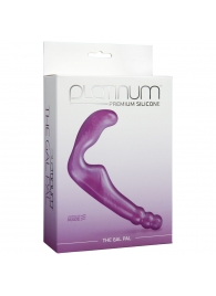 Безремневой фиолетовый страпон из силикона The Gal Pal - 17 см. - Doc Johnson - купить с доставкой в Грозном