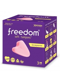 Женские гигиенические тампоны без веревочки FREEDOM mini - 3 шт. - Freedom - купить с доставкой в Грозном