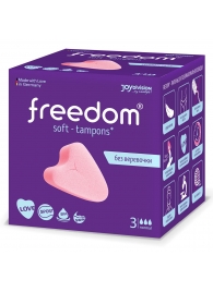 Женские гигиенические тампоны без веревочки FREEDOM normal - 3 шт. - Freedom - купить с доставкой в Грозном