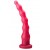 Розовый удлинённый анальный стимулятор с шариками - 22 см. - LOVETOY (А-Полимер)
