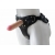 Черный пояс-трусики с двумя насадками Soft-Dolli - 16,5 и 10,5 см. - LOVETOY (А-Полимер) - купить с доставкой в Грозном
