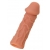 Телесная реалистичная насадка KOKOS Extreme Sleeve 05 с дополнительной стимуляцией - 12,7 см. - KOKOS - в Грозном купить с доставкой