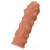 Телесная реалистичная насадка KOKOS Extreme Sleeve 11 с дополнительной стимуляцией - 12,7 см. - KOKOS - в Грозном купить с доставкой