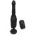 Черный вибромассажер с функцией поступательных движений Ass Thruster - Pipedream - купить с доставкой в Грозном