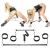 Комплект наручников и наножников с распорками Spread  em Bar and Cuff Set - Pipedream - купить с доставкой в Грозном