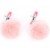 Зажимы для сосков с розовым пушком - Notabu - купить с доставкой в Грозном