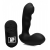 Черный стимулятор простаты Alpha-Pro 7X P-Milker Silicone Prostate Stimulator with Milking Bead - XR Brands - в Грозном купить с доставкой