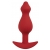 Бордовая анальная пробка Libra S - 9 см. - Le Frivole