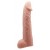 Телесная реалистичная насадка-удлинитель на пенис - 21 см. - Baile - в Грозном купить с доставкой