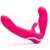 Ярко-розовый безремневой страпон Rechargeable Vibrating Strapless Strap-On - Happy Rabbit - купить с доставкой в Грозном
