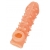 Телесная закрытая насадка с пупырышками Cock Sleeve Size L - 17,6 см. - KOKOS - в Грозном купить с доставкой