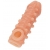 Телесная закрытая насадка с шариками Cock Sleeve Size L - 17,6 см. - KOKOS - в Грозном купить с доставкой
