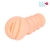 Телесный мастурбатор-вагина с комплектом эрекционных колец - Bior toys - в Грозном купить с доставкой