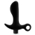 Черный анальный вибратор Silicone Vibrating Prostate Massager 01 - 10,8 см. - Blush Novelties - в Грозном купить с доставкой