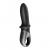 Черный анальный вибратор Hot Passion с функцией нагрева - Satisfyer - в Грозном купить с доставкой
