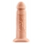 Телесный реалистичный фаллоимитатор с полостью Silicone Hollow Extension - 20 см. - Pipedream - купить с доставкой в Грозном
