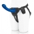 Синяя насадка Remote Control P-Spot G-Spot с черными трусиками - 20 см. - Pegasus - купить с доставкой в Грозном