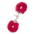Металлические наручники с красной меховой опушкой METAL HANDCUFF WITH PLUSH RED - Dream Toys - купить с доставкой в Грозном