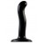 Черный фаллоимитатор-насадка Strap-On-Me P G spot Dildo size S - 16,4 см. - Strap-on-me - купить с доставкой в Грозном