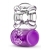 Фиолетовое эрекционное виброкольцо Pleaser Rechargeable C-Ring - Blush Novelties - в Грозном купить с доставкой