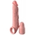 Телесная насадка-удлинитель 2 Inch Silicone X-tension with Strap - 20,3 см. - Pipedream - в Грозном купить с доставкой