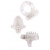 Набор из 3 прозрачных эрекционных колец с вибрацией Teasers Ring Kit - Chisa - в Грозном купить с доставкой