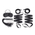 Эротический набор 4PC Bondage Bed Strap   Flogger Kit - Lux Fetish - купить с доставкой в Грозном