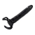 Чёрная насадка-фаллос для двойного проникновения INFLATABLE DILDO SLIM DONG  - 13,5 см. - Toyz4lovers - в Грозном купить с доставкой