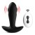 Черный массажер простаты с вибрацией, эффектом маятника и пультом ДУ - Secwell - в Грозном купить с доставкой