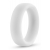 Белое люминесцентное эрекционное кольцо Silicone Glo Cock Ring - Blush Novelties - в Грозном купить с доставкой