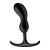 Черный массажер простаты с утяжелителями Premium Silicone Weighted Prostate Plug Medium - 16,3 см. - XR Brands - в Грозном купить с доставкой