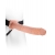 Фаллопротез телесного цвета Hollow Strap-On - 29 см. - Pipedream - купить с доставкой в Грозном