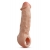 Телесная насадка-удлинитель Intrepid 9.25 Inch Realistic Penis Extender Sleeve - 23,5 см. - Blush Novelties - в Грозном купить с доставкой