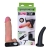 Страпон с 2 насадками и вибрацией UniStrap - 19 и 12 см. - LOVETOY (А-Полимер) - купить с доставкой в Грозном