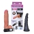 Страпон с 2 насадками и вибрацией UniStrap - 20 и 18 см. - LOVETOY (А-Полимер) - купить с доставкой в Грозном