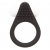Чёрное эрекционное кольцо LIT-UP SILICONE STIMU RING 1 BLACK - Dream Toys - в Грозном купить с доставкой