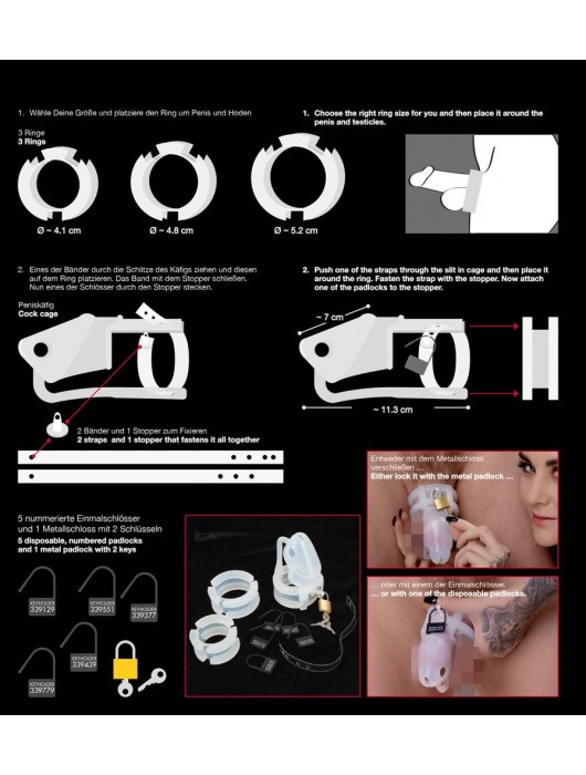 Набор для мужского пояса верности Cock Cage Set - Orion - купить с доставкой в Грозном