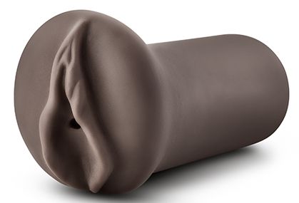 Коричневый мастубратор-вагина Nicole s Kitty - Blush Novelties - в Грозном купить с доставкой