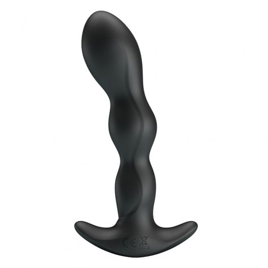 Черный анальный стимулятор простаты с вибрацией Special Anal Massager - 14,5 см. - Baile - в Грозном купить с доставкой