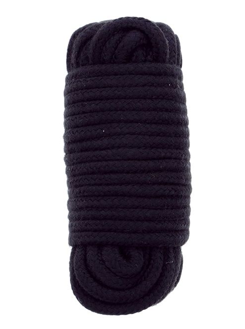 Черная веревка для связывания BONDX LOVE ROPE - 10 м. - Dream Toys - купить с доставкой в Грозном