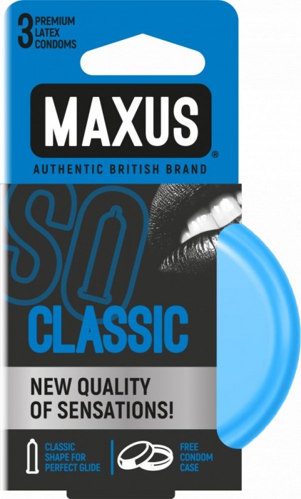 Классические презервативы в железном кейсе MAXUS Classic - 3 шт. - Maxus - купить с доставкой в Грозном