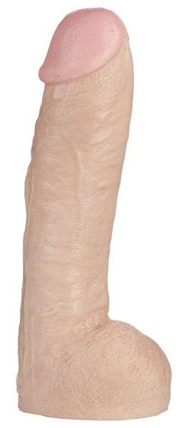 Огромная насадка-реалистик Vac-U-Lock Realistic Hung - 31,7 см. - Doc Johnson - купить с доставкой в Грозном