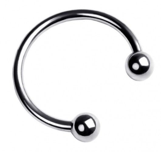 Серебристая подкова на головку пениса - ToyFa - купить с доставкой в Грозном